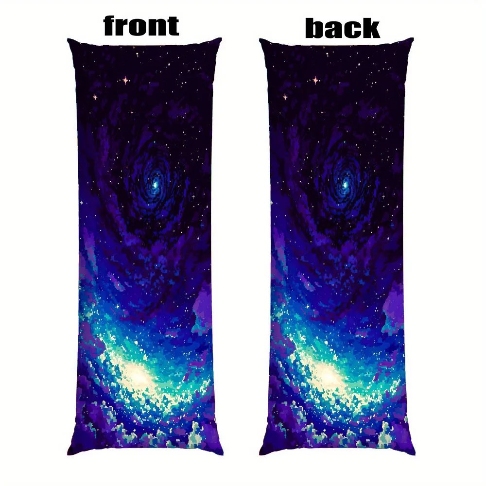 Extra Long Body Pillow - Full Body Support for Back, Neck, And Legs - Double-Sided Design with Zipper, Machine Washable Pillowca
