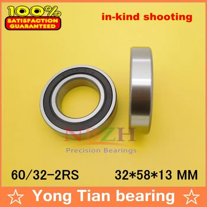 NBZH Bearing1pc High Quality ABEC-5 Z2V2 EMQ  Non-standard Bearing 60/32 60/32-2RS 32*58*13 Mm Deep Groove Ball Bearing