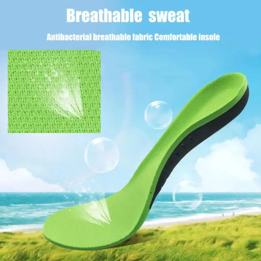 

High Elastic Cushion Orthopedic Insoles Flat Arch Support Cuttable Design X/O Leg Correction Arch Foot Pad Sport Arch Support