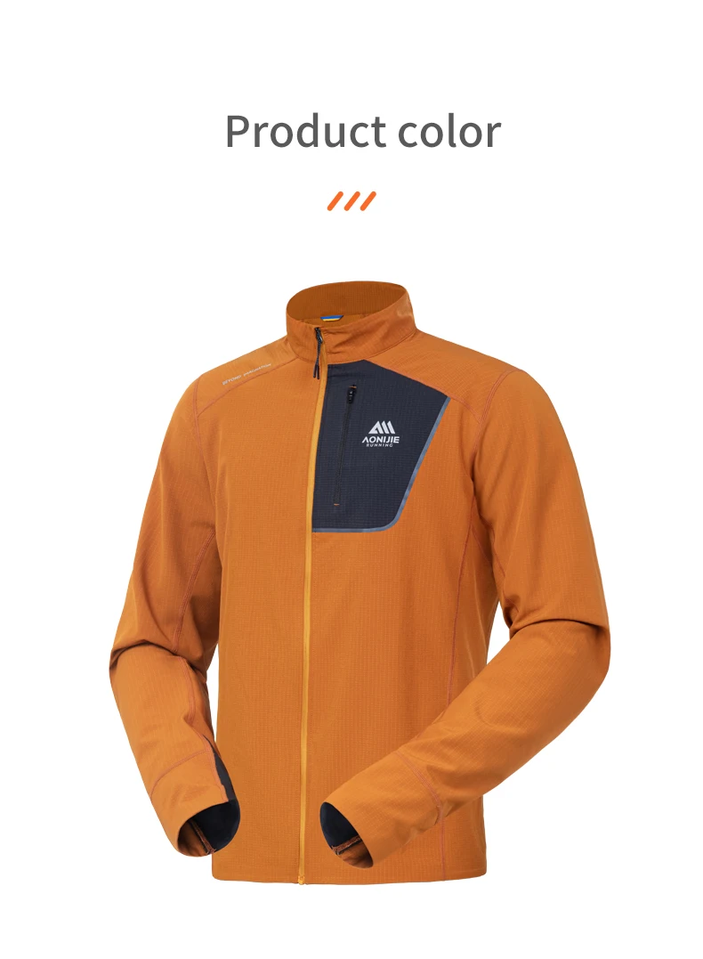 Aonijie fm5206 Herren Outdoor Stehkragen jacke, wind dichter und warmer Dec klack zum Bergsteigen und Wandern – Detail 11