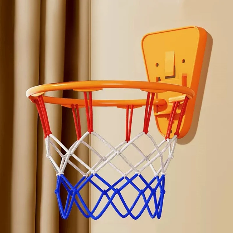 

2PC Indoor Basketball Hoops Children's Basketball Hoops Household Mute Ball Wall Mounted Foldable Basketball Hoop Training