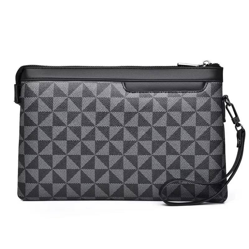 Men Wallet Clutch Bag Leather Coin Purse Large Capacity Envelope Long Wallet Business Men Handbag For Phone Card Holder Key Bag - view 5