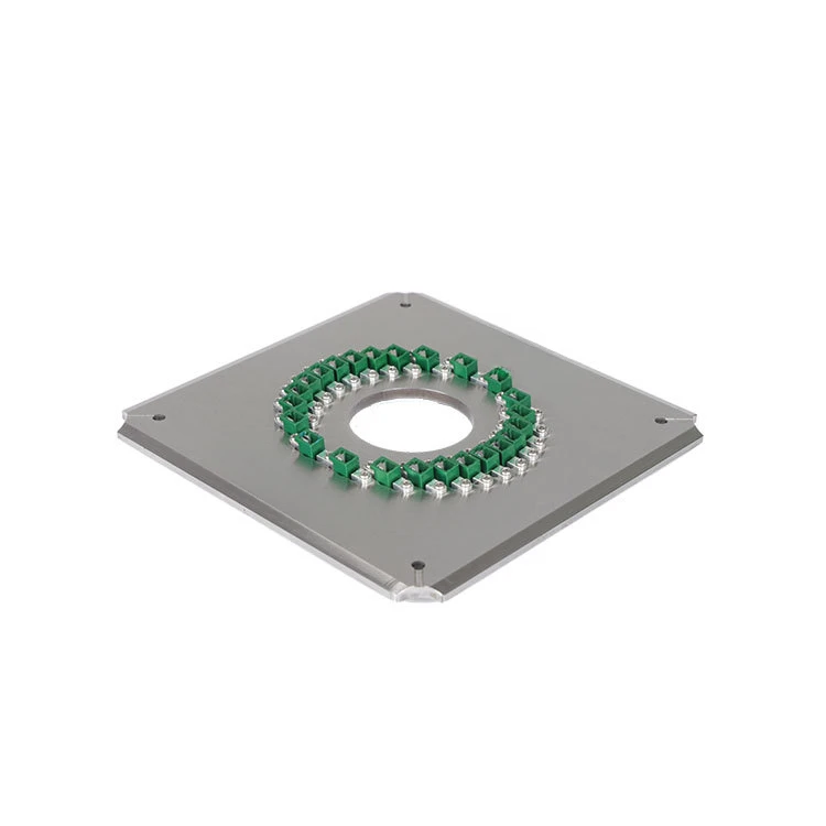 Grinding disc fiber optic connector four corners pressurized finished product polishing