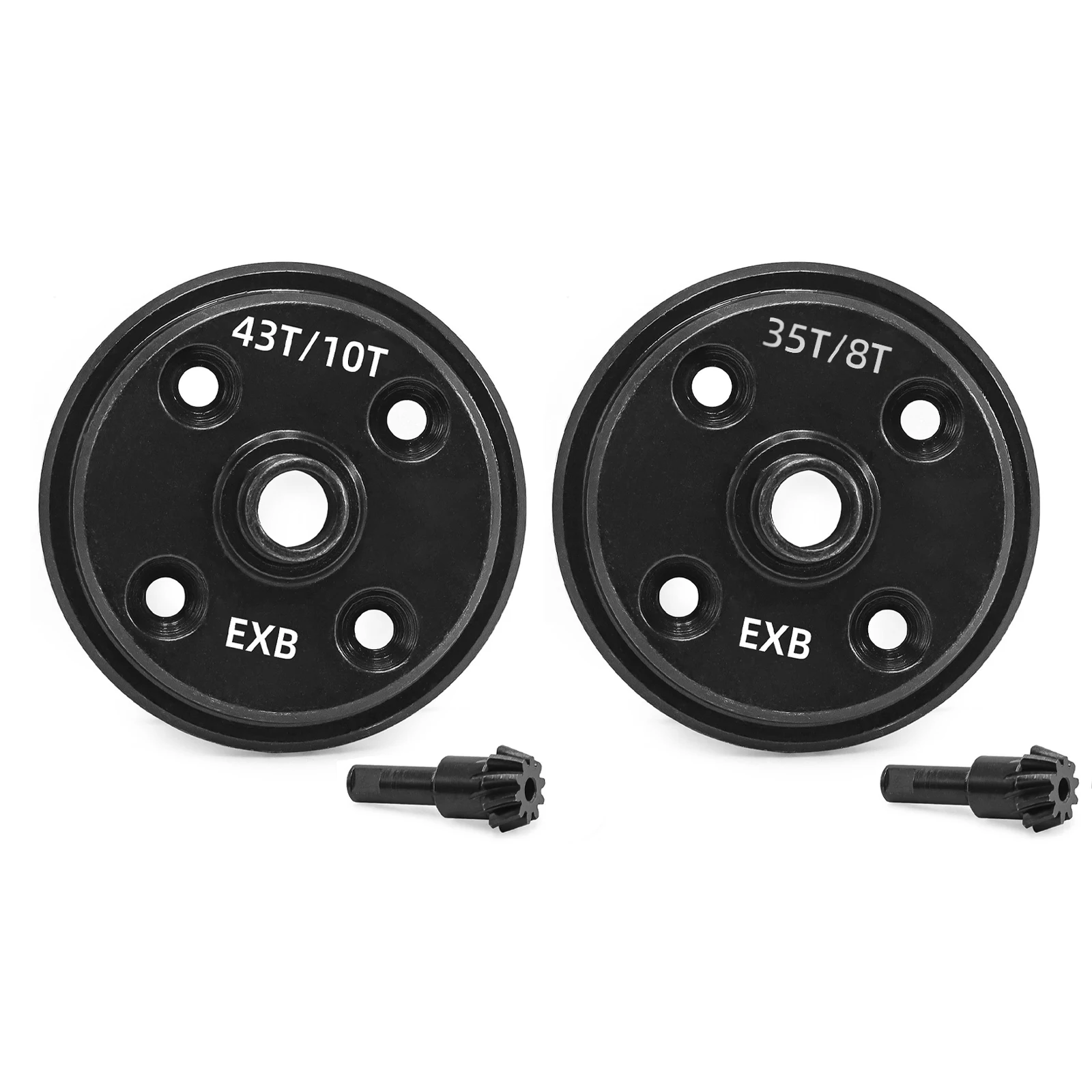 

35T+8T/43T+10T EXB Alloy Steel Differential Gear for ARRMA 1/7 Mojave 6S BLX 1/8 Kraton Notorious 6S BLX RC Car Upgrade Parts