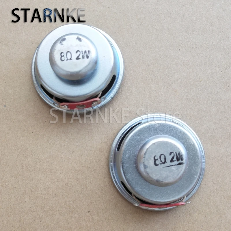 2PCS 1.5 Inch Full Range Speaker 8 Ohm 2W Bluetooth Speaker Waterproof Speaker Diameter 40MM Height 19MM