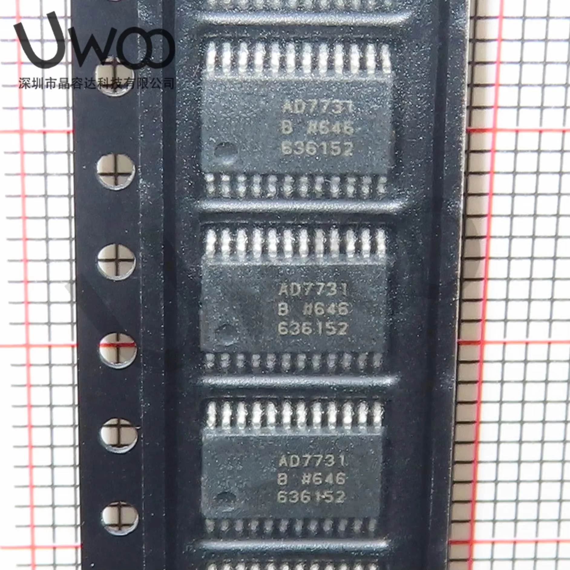 1pcs /LOT New AD7731BRZ AD7731BR AD7731 SOP-24 Digital to analog converter DAC Chip IC New Original