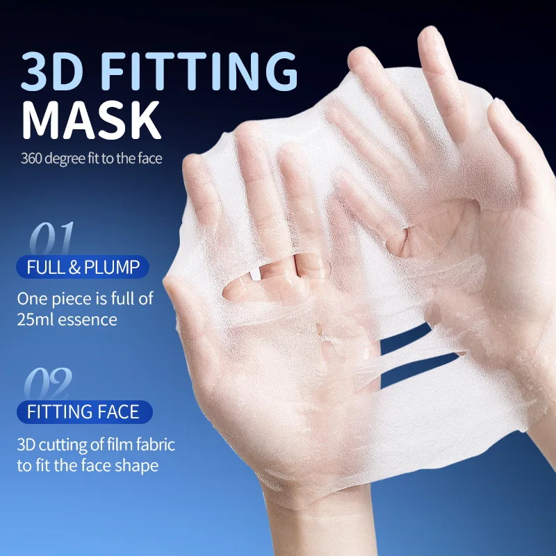 10PCS Vitamin B5 facial mask Moisturizes,Whitens,Removes Yellowness,remove blackheads Dark Spots,Moisturizes Brightens Skin Tone view 4