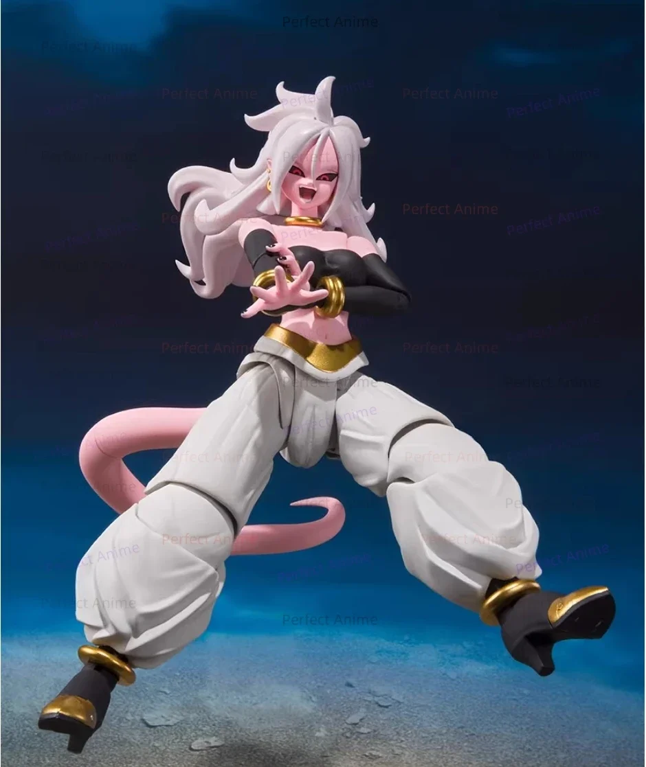 100% بانداي أصلي S.H. Figuarts SHF Dragon Ball Z Android 21 Gril Buu Boo متوفر في المخزون مجموعة شخصيات الرسوم المتحركة نموذج اللعب #5
