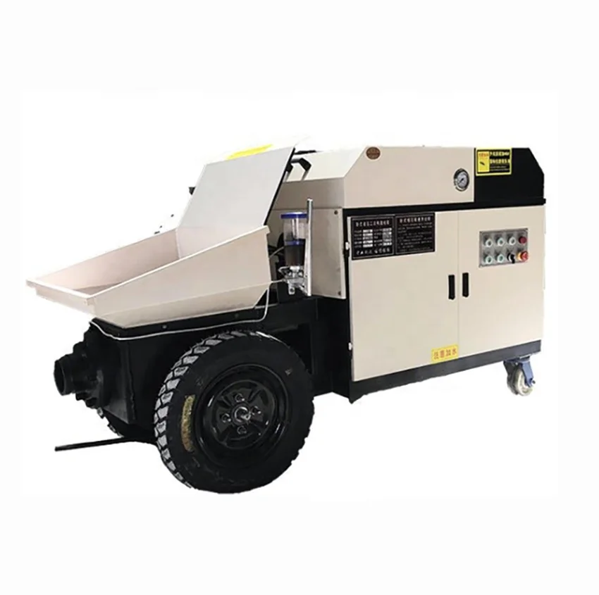 Concrete pumps for vertical and horizontal applications Small concrete pumps Concrete mixer pumps