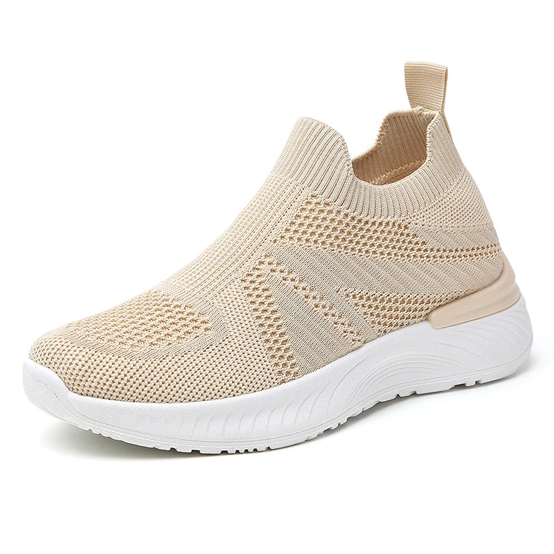 

New breathable casual sports shoes for women, vulcanized women's shoes, outdoor walking and running shoes