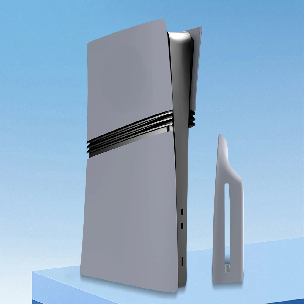 غطاء وحدة التحكم بلوحة الوجه المضادة للخدش البلاستيك قشرة صلبة لوحة جانبية شل غطاء حماية لقرص PS 5 Pro/الإصدار الرقمي