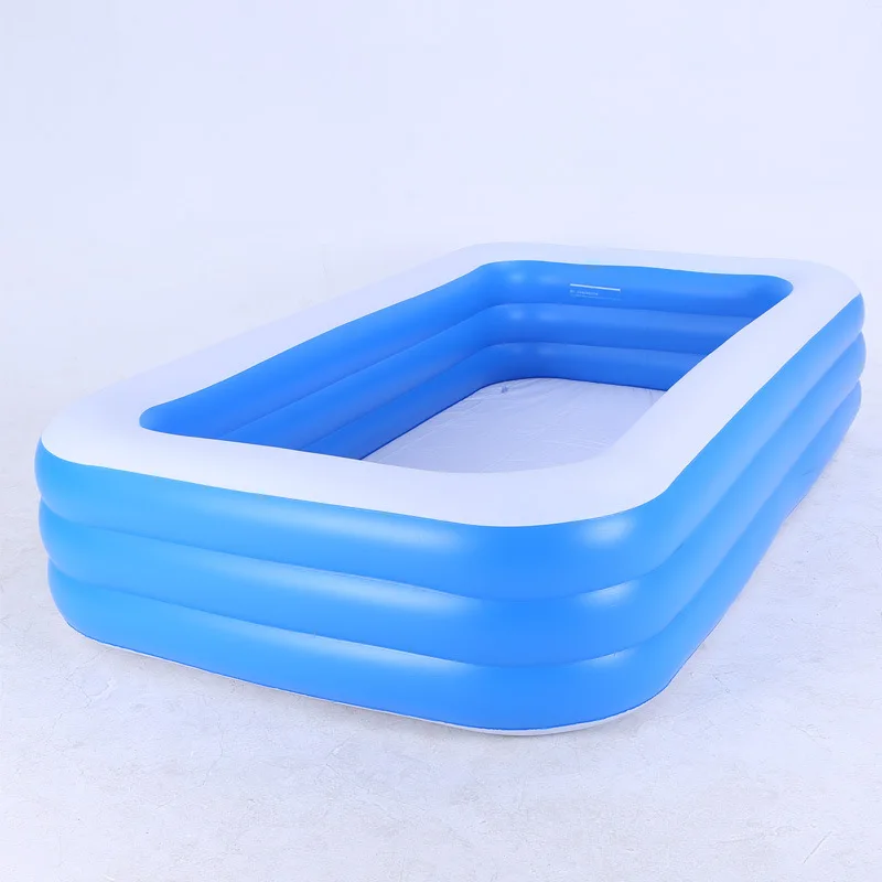 Large Family Swimming Pool Inflatable Kids Water Pool Children\'s Summer PVC Outdoor Garden Pools Baby Folding Bath Balls Pits