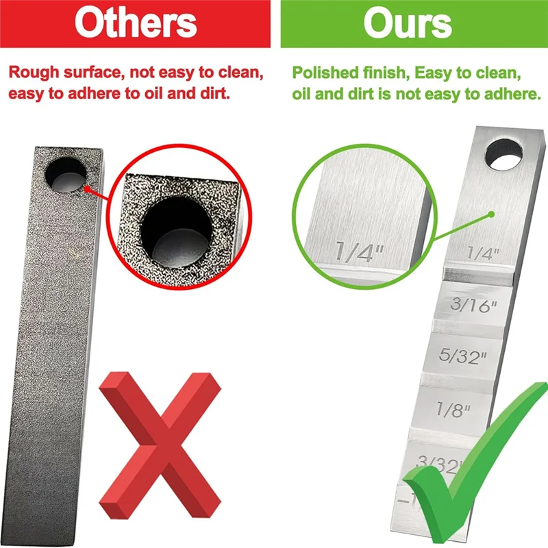 أدوات A44F-Pipefitter، 2130 فاصل أنبوب صغير، مقياس متدرج (3/4 × 4 بوصة)، أداة تركيب الأنابيب لحام تباعد الأنابيب