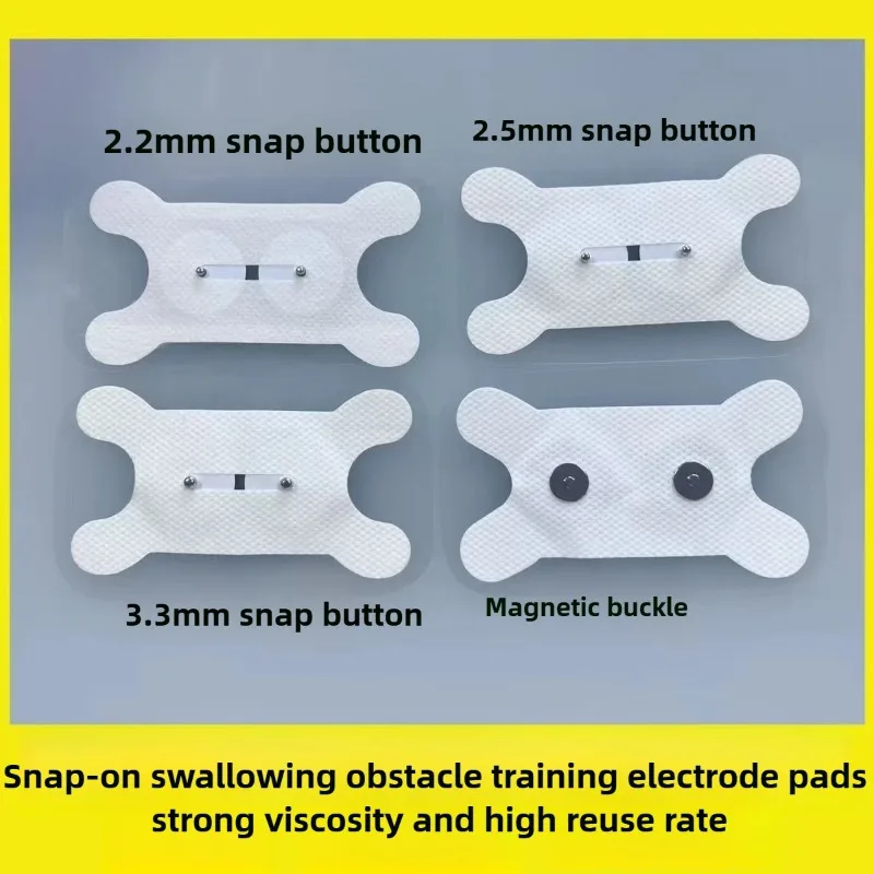 2.2mm/2.5mm Button general swallowing electrode Dysphagia tester electrode pads Swallowing physiotherapy instrument accessories