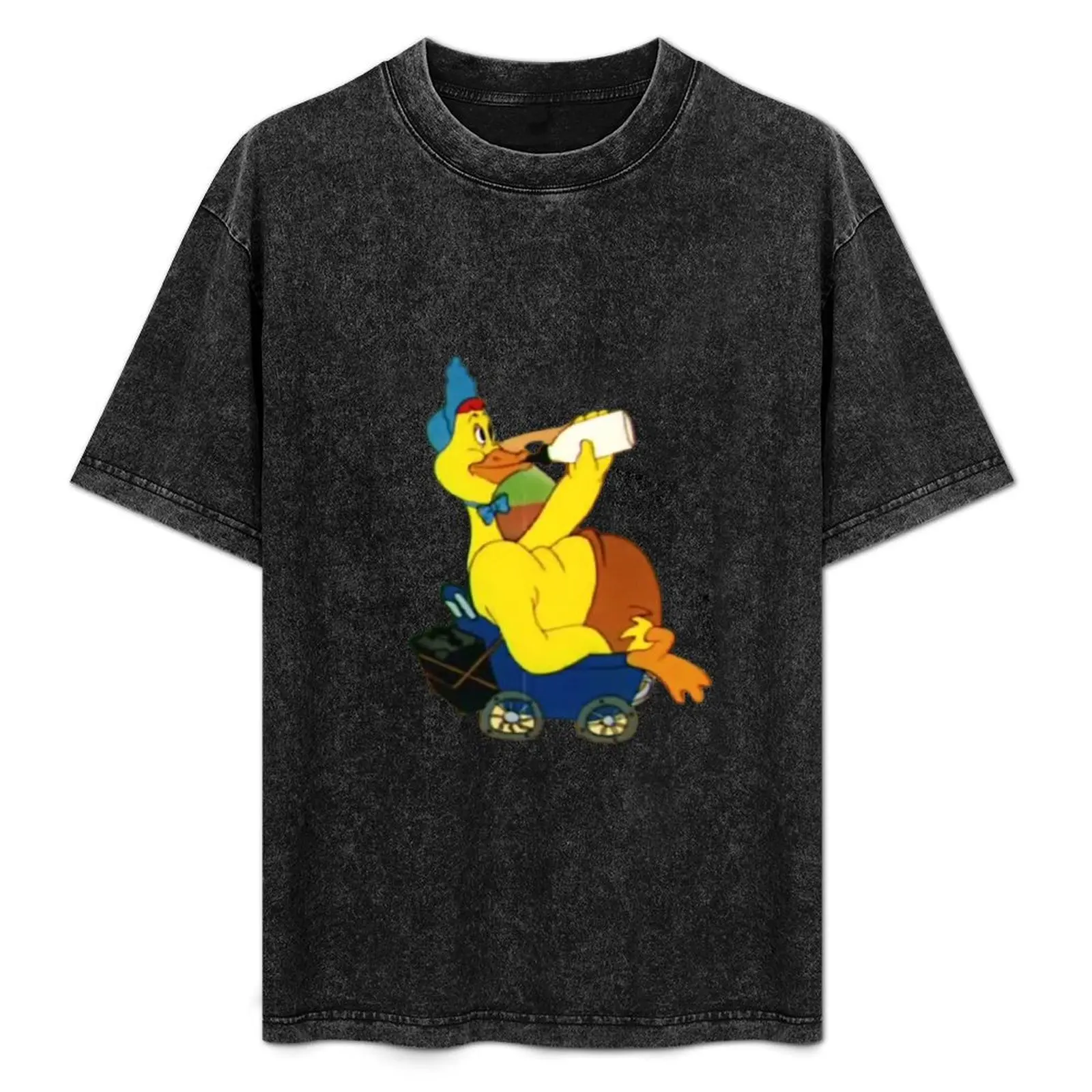 

Funny baby huey cartoon T-Shirt Non-Shrink Basic Cotton T-Shirt