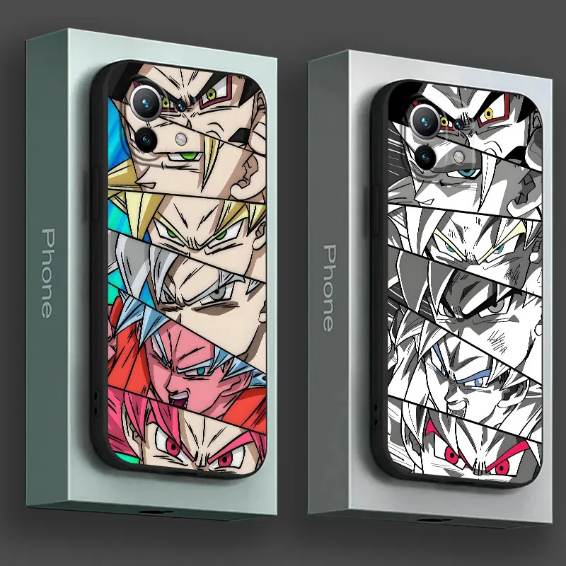 

Japanese Dragons Ball Super Eyes Head Phone Case For Xiaomi 15T 14T Pro 13T 11T 10T 15 Ultra Poco X7 F7 M7 Pro X3 X5 X6 F6 Cover