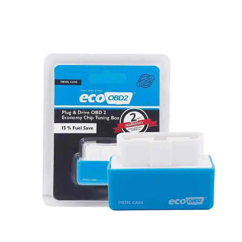 Полные чипы Eco Nitro OBD2 Chip Tuning Box Benzine Diesel EcoOBD2 Save Fuel NitroOBD2 Больше мощности Super OBD2 Кнопка сброса