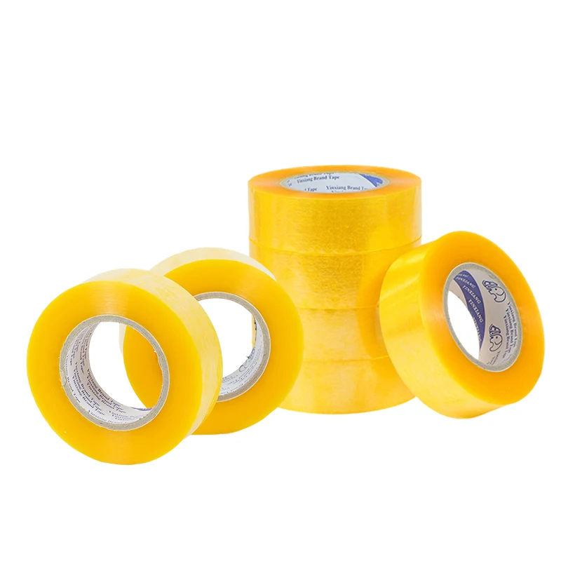 

42mm width clear yellow Tape Packing Tape,Clear Packaging Tape ,Shipping Tape for Moving Boxes, Shipping, Office Moving Boxes