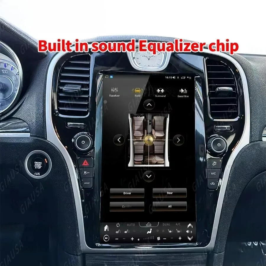 

14.5 inch Android 14 Car Radio For Chrysler 300C 2011 2012 2013 Temperature Control GPS Multimedia Player Auto Wireless Carplay