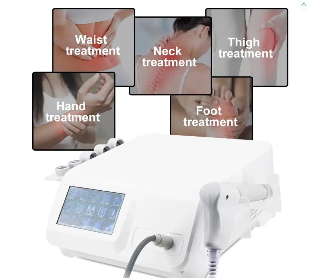 12bar Radial New Shock Wave Therapy ED Treatment Pain-Point Soft Tissue Shoulder Massager Pneumatic Shockwave Machine