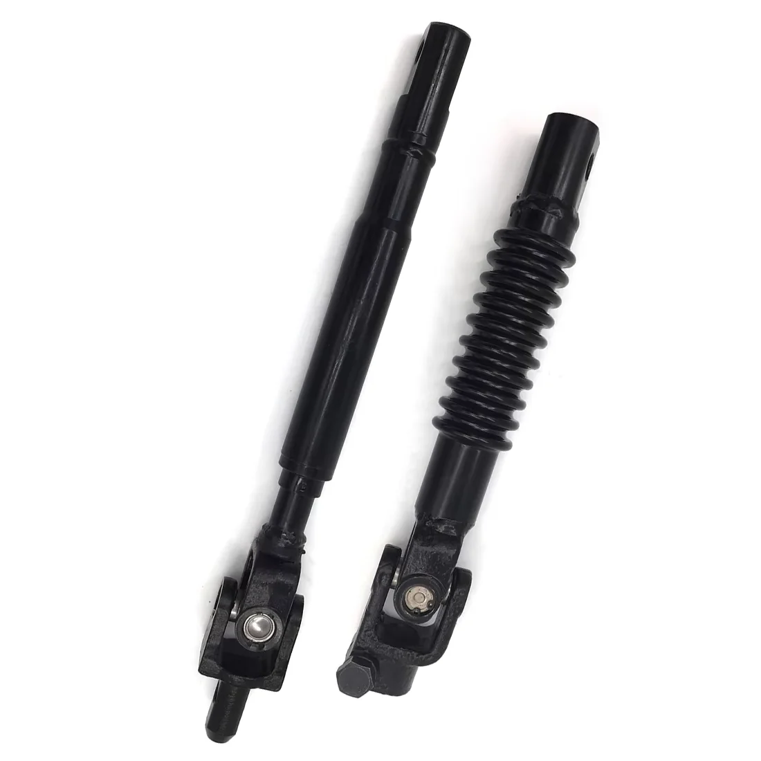 Svenubee 2pcs Upper Lower Intermediate Steering Shaft Kit for Chevrolet Silverado 1500 1999 2000 2001 2002 2003 - 2007