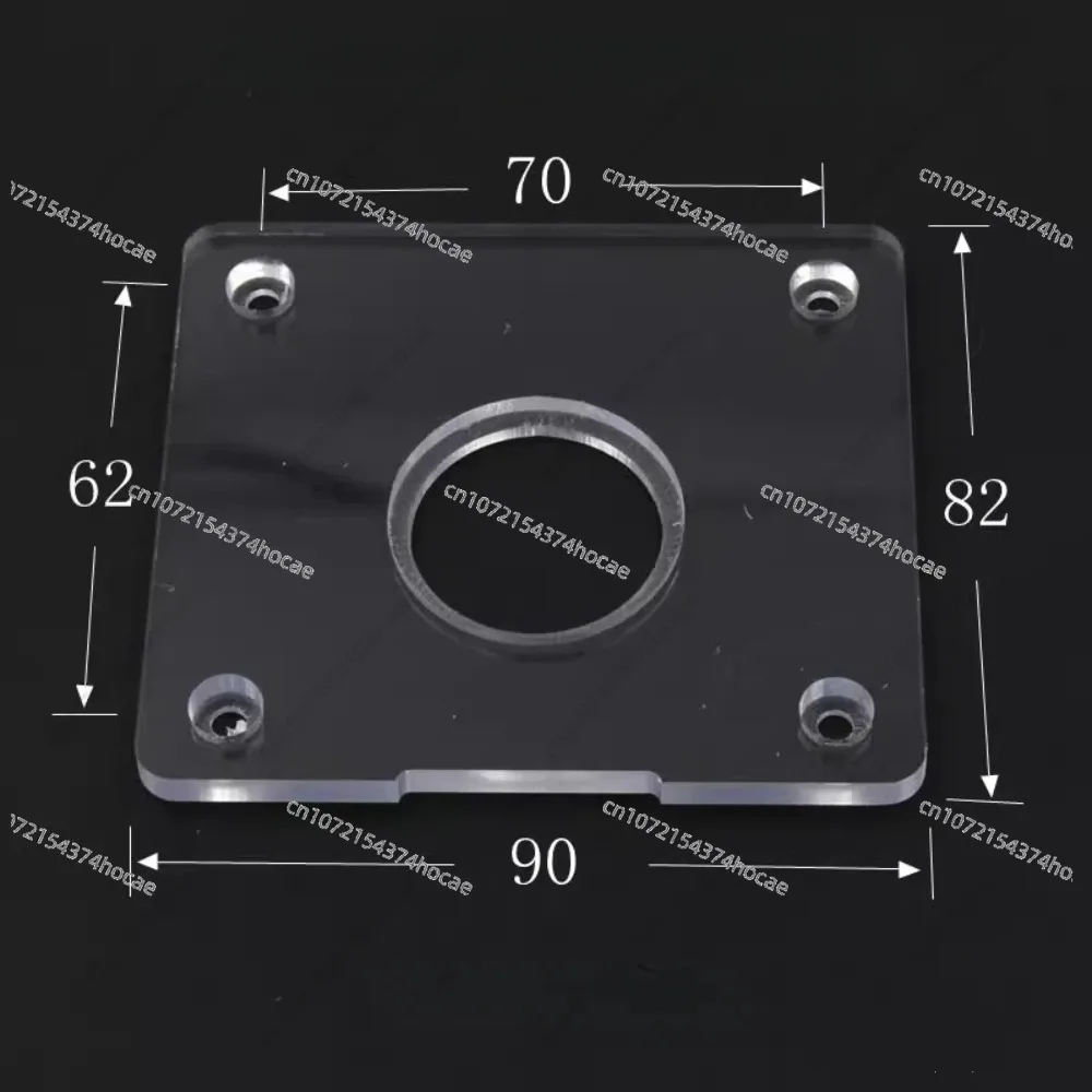 Trimmer Accessory Base Plate Copper Sample Gauge Guide Plate with Spiral Slot for 3709