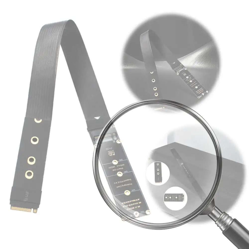 

Кабель-удлинитель NGFF M-Key PCIe 4.0 для SSD, поддержка NVMe M.2, удлинитель M.2 SSD PCI-Express 4.0 X4 M-Key