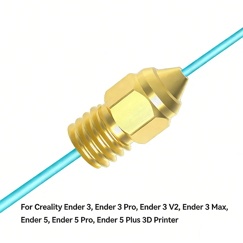 Creality Offical Ender3 Nozzle Kit,10PCS MK Brass Nozzle with Wrench for Ender3 S1 Pro/Plus/V2/Ender 5/CR 6 SE 3d printer part