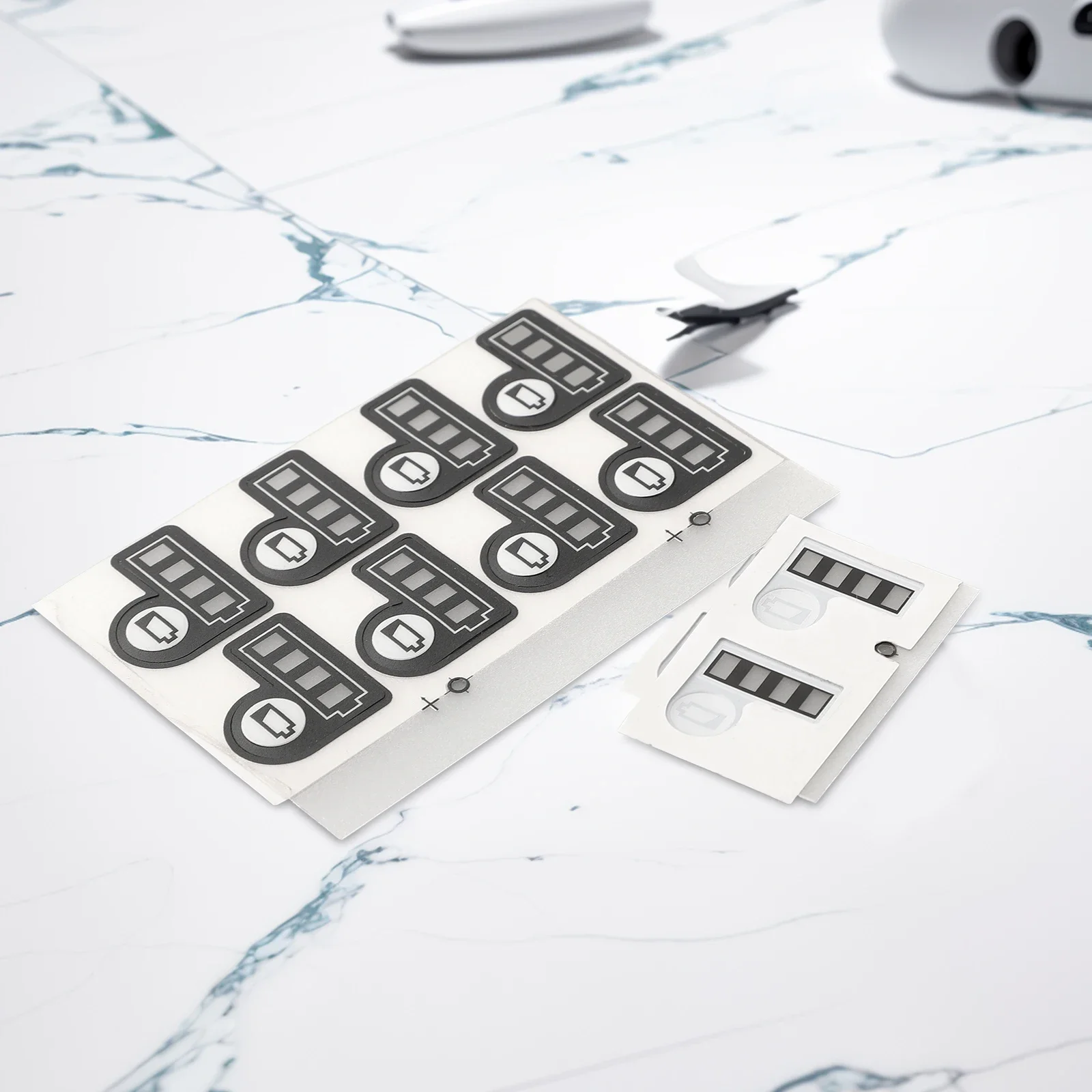 Replacement Battery Capacity Sticker Labels 10PCS For BL1830 BL1430 For 18V 14.4V Lithium Ion Battery Packs Clear Marking