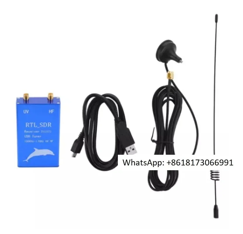 RTL.SDR USB Receiver RTL2832U+R820T2 100KHz-1.7GHz UHF UV HF