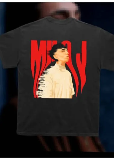 Milo J Merch Tee Unisex T-shirt Men Short Sleeve Tee Causal Tops Clothes Female Y2K Tops