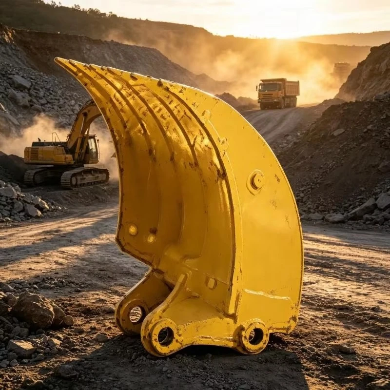 Shentui Hydraulic Ripper for Excavator Rock Breaking Attachment Single/Double/Triple Shank  Heavy Duty Mining Use 6-40T