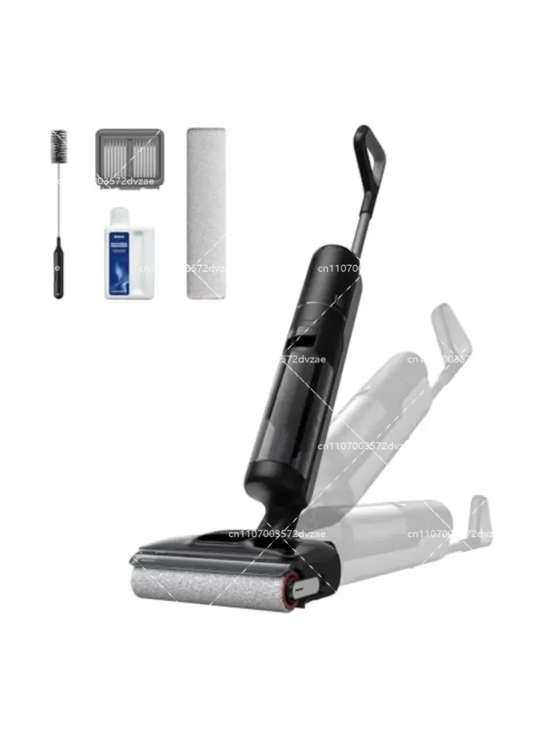 Wet Dry Vacuum Cleaner Cordless Vacuum Mop All-in-One for Hard Floors 180° Lie-Flat Floor Cleaning