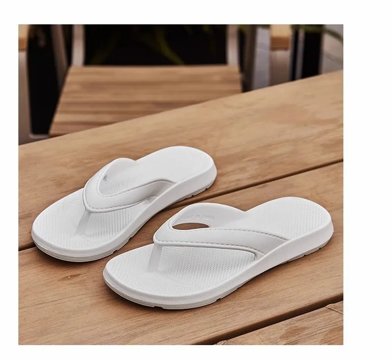Weichsohlige Rutschfeste Casual Flip-Flops, Modische Paar-Sandalen, Vielseitige Sommer-Strand- und Badezimmer-Hausschuhe – Detail 11
