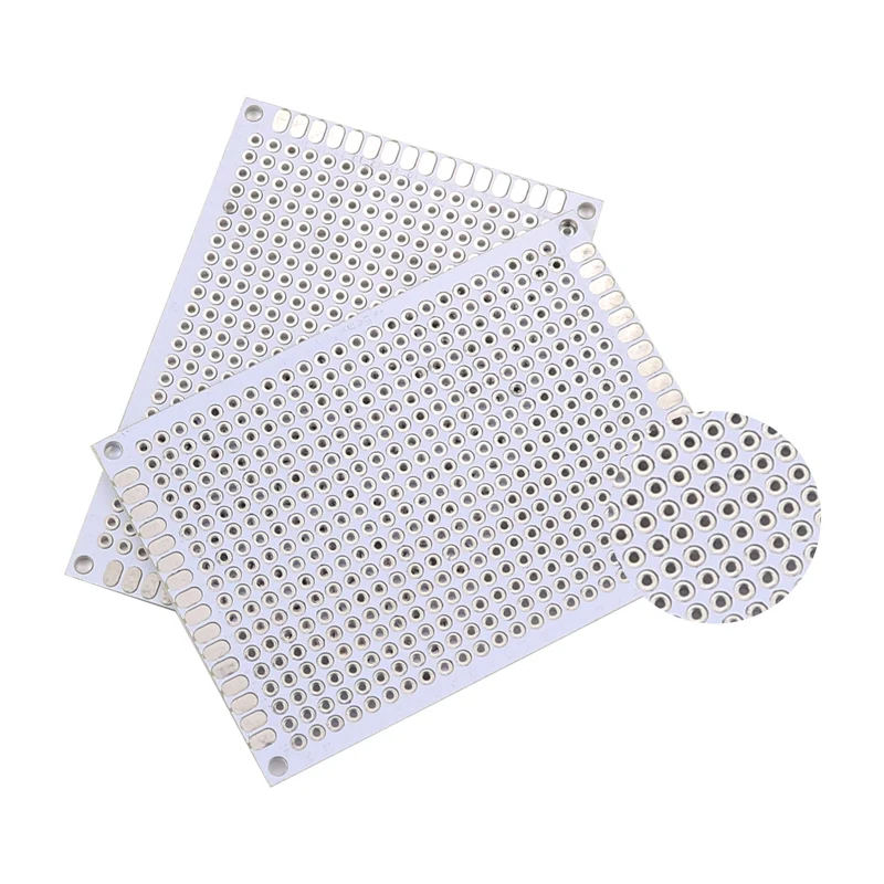 5/10 pièces carte PCB Prototype carte blanc 2x 8/3x 7/4x 6/5x 7/7x9cm cartes de Circuit imprimé Double face pour projet de soudure de bricolage