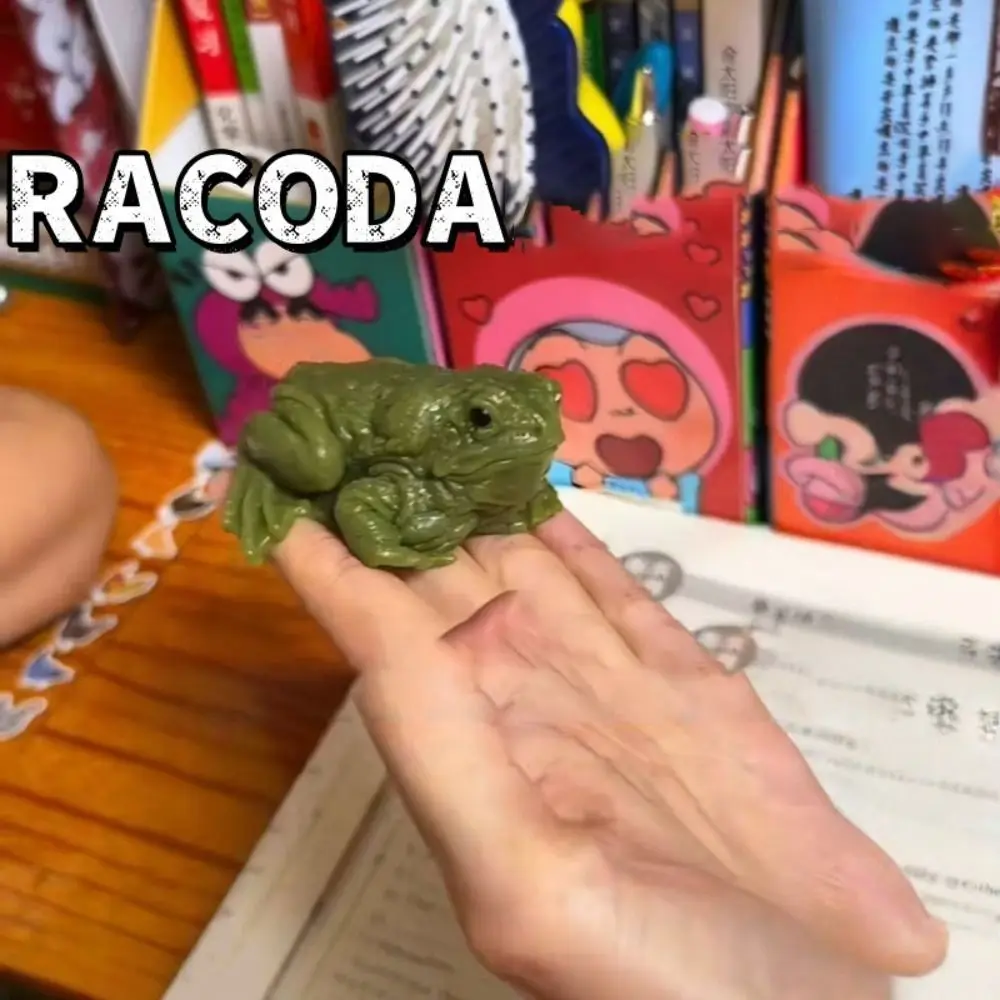 Lustiger Krötenfrosch zum Stressabbau, weiches Dekompressionsspielzeug, klebriger Frosch, Simulationsspielzeug, knifflig