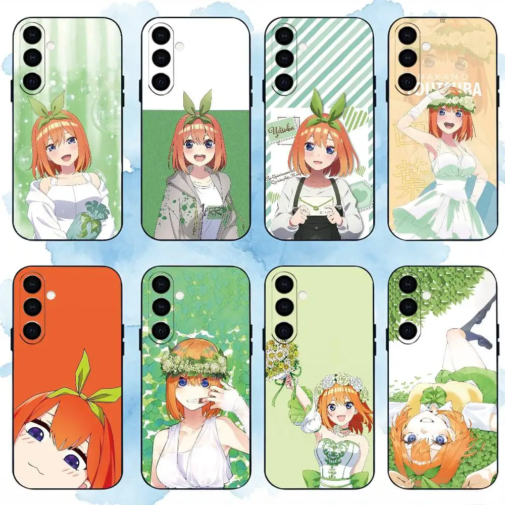 Y-Yotsuba Nakano Phone Case For Samsung Galaxy A73,A72,A71,A70,A53,A52,A51,Others Soft Black Cover