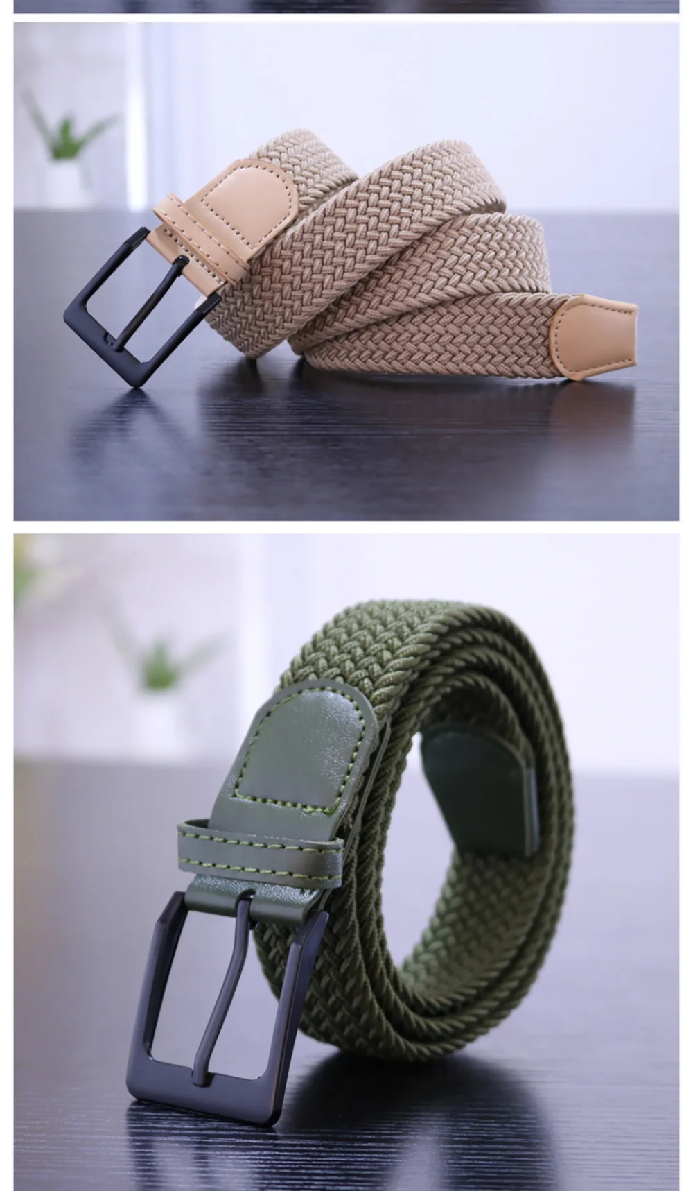 Männer Gürtel Mode Lässig Gewebt Elastische Gürtel Outdoor Sport Dame Taktische Gürtel Strap Klettern Gürtel Mit Hosen Jeans Neutral gürtel – Detail 6