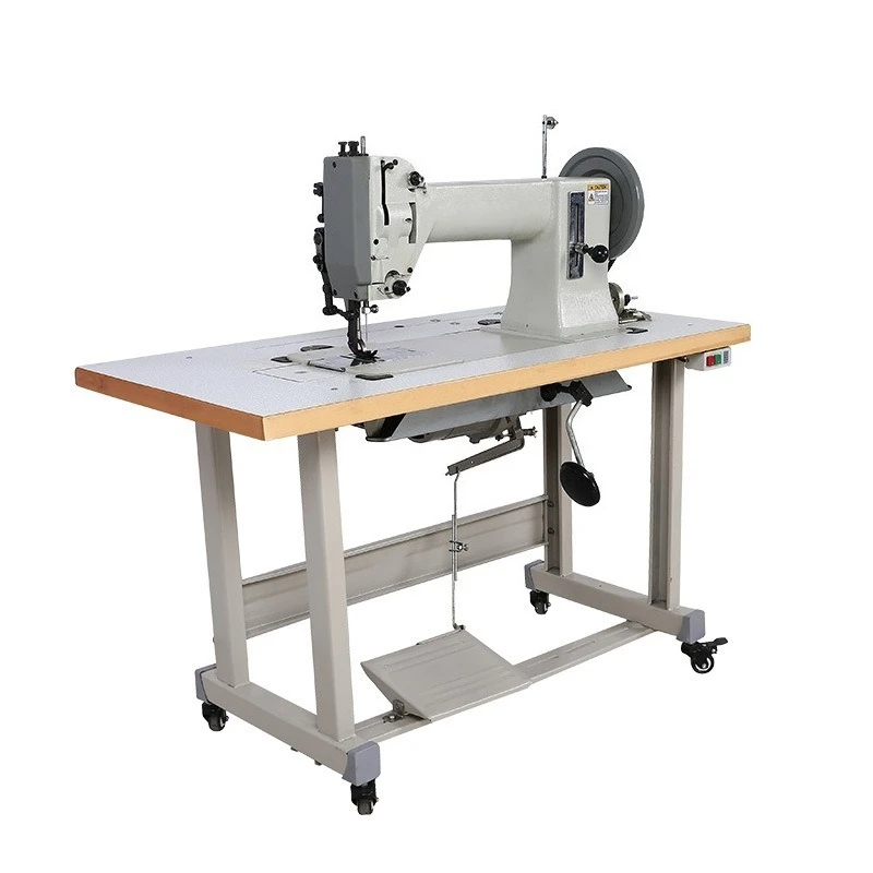 

181 extra thick thread thick material two synchronous sofa foot pad tent flat sewing machine single head machine