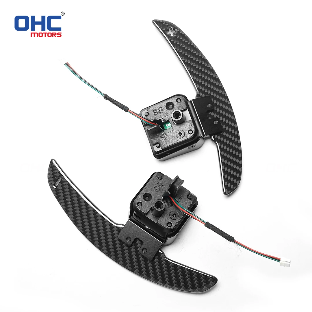 OHC لأودي B8 S5 SQ5 SQ7 SQ8 RS2 RS3 RS4 RS5 A1 A2 A3 A4 A5 A8 Q2 Q3 Q4 Q5 Q7 Q8 S2 S3 S4 ألياف الكربون المغناطيسي مجداف شيفتر #1