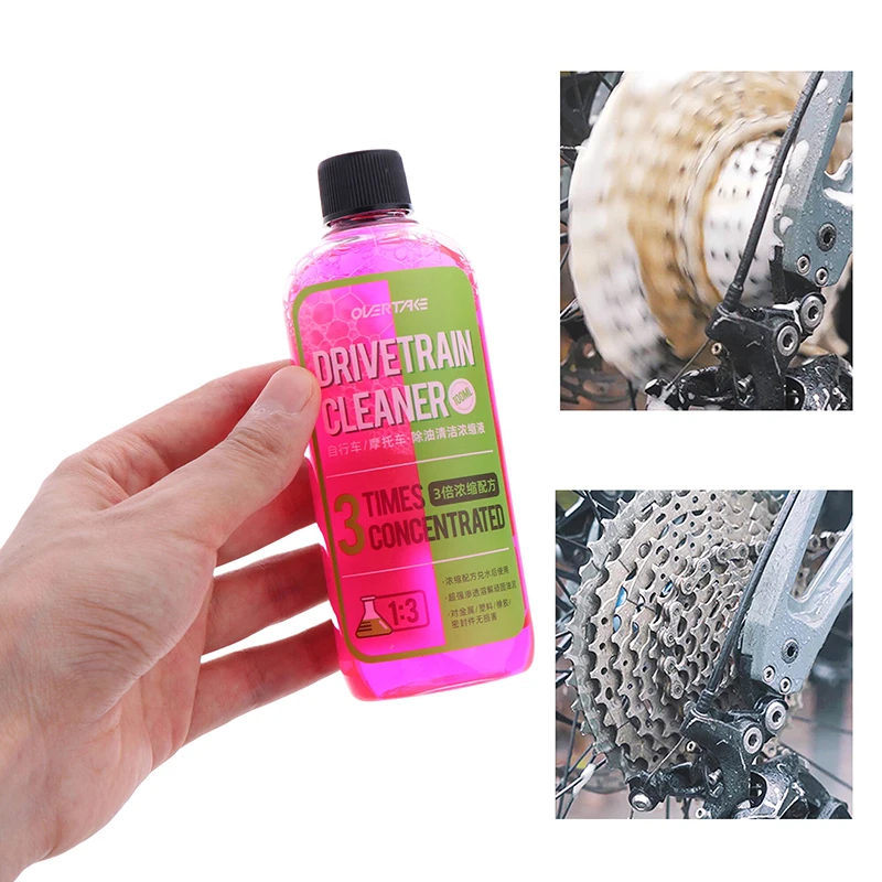 1/2PCS Bicycle Degreaser Mountain Cycling Cleaning Kit Empty Foam Spray Bottle 100ml Bicycle Chain Cleaning Maintenance Liquid