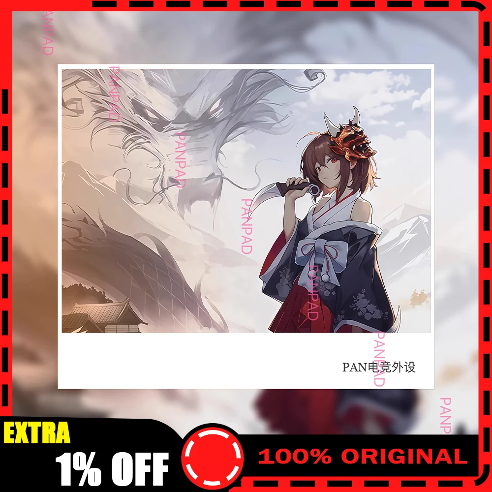 

PAN Esports YUKIAIM Glass Mousepad Smooth and Speed FPS Mouse Pad FPS Duplicate Yuki Aim Yuki Pad Oni 2.0 For TTK APEX CSGO PC