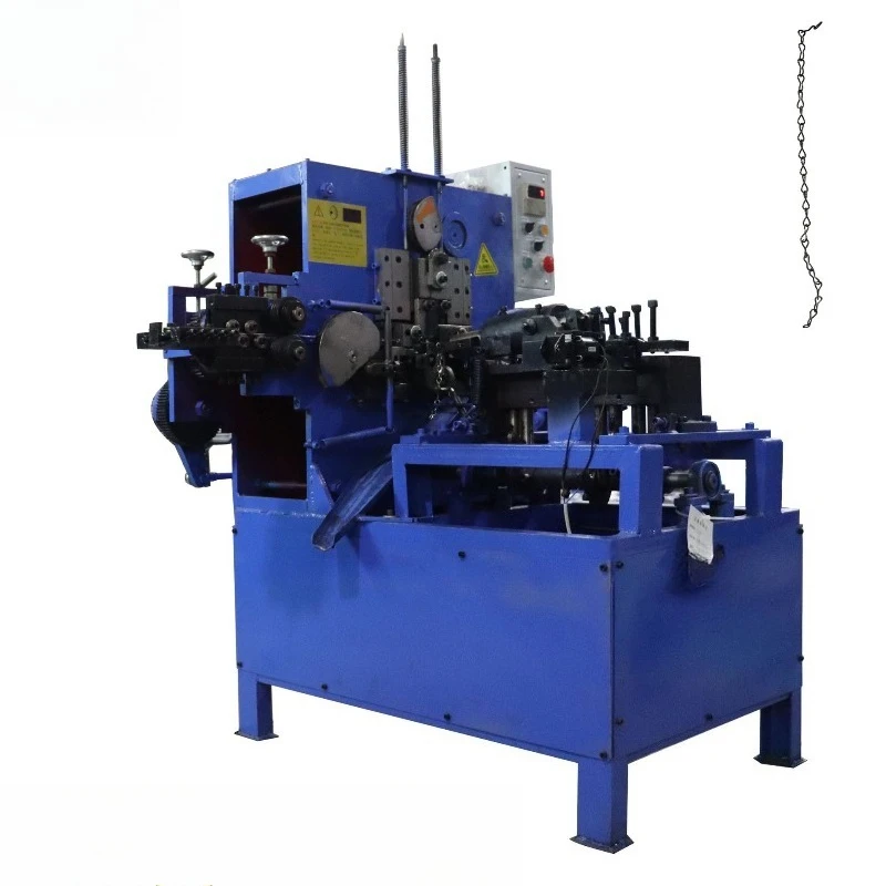 Automatic 8-character chain machine production equipment, hydraulic small iron chain bead weaving machine equipment