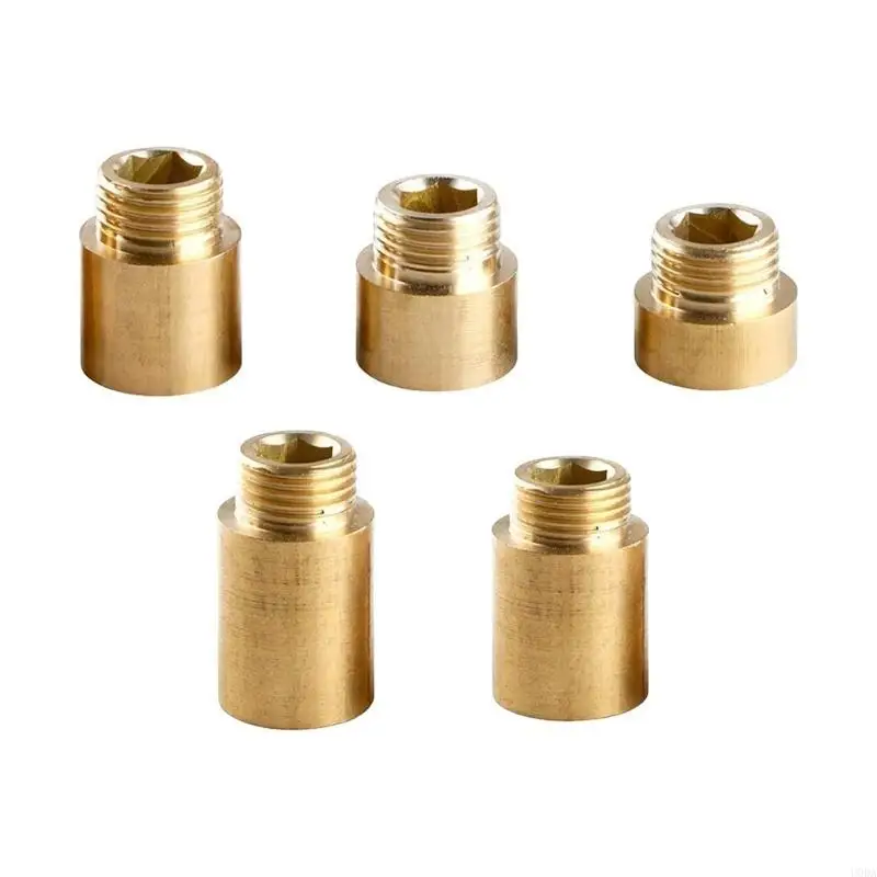 

5шт 1/2-дюймовые латунные фитинги для труб с внутренней и наружной резьбой, удлинитель