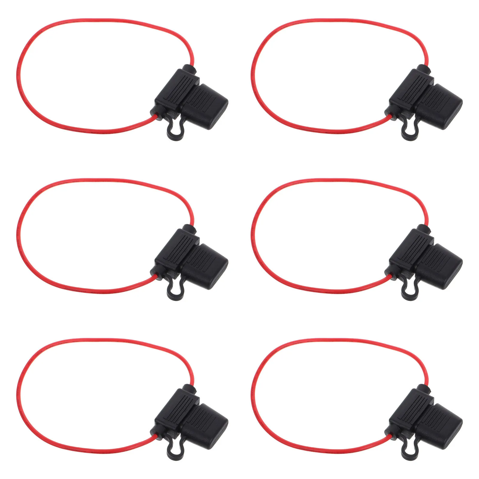 

6Pcs Inline Fuse Holder Kit Waterproof Automotive Circuit Bracket for Car Truck Fuse Distribution Block Reliable Connection Easy