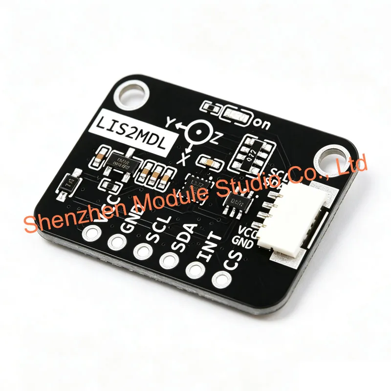 LIS2MDL 3-Axis Magnetometer Sensor Module, High-Precision Electronic Compass, 16-bit I2C/SPI Interface for Adafruit