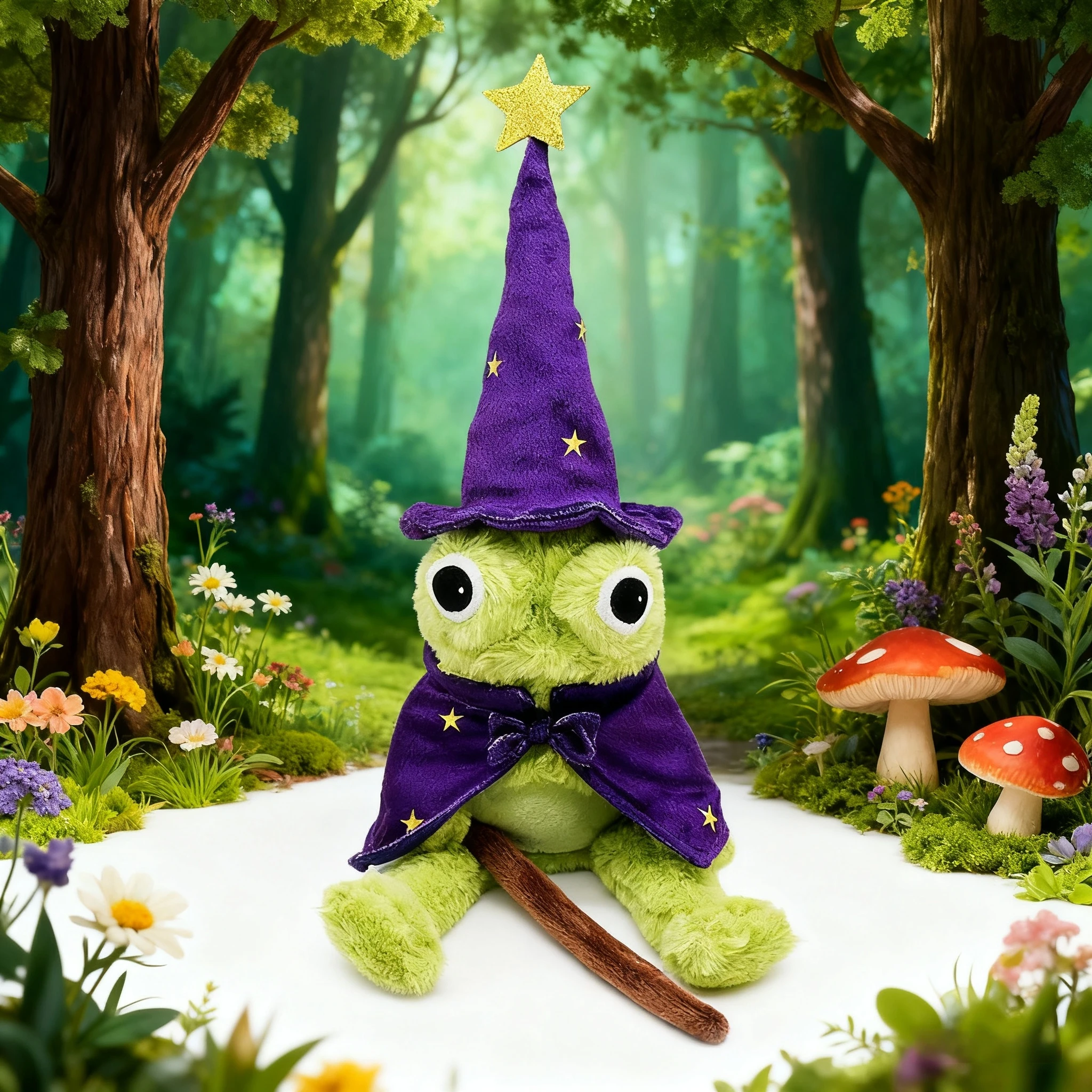 

New cute Moonlight Manor Frog Wizard series plush doll doll room decoration decorative toys children's favorite birthday gifts.