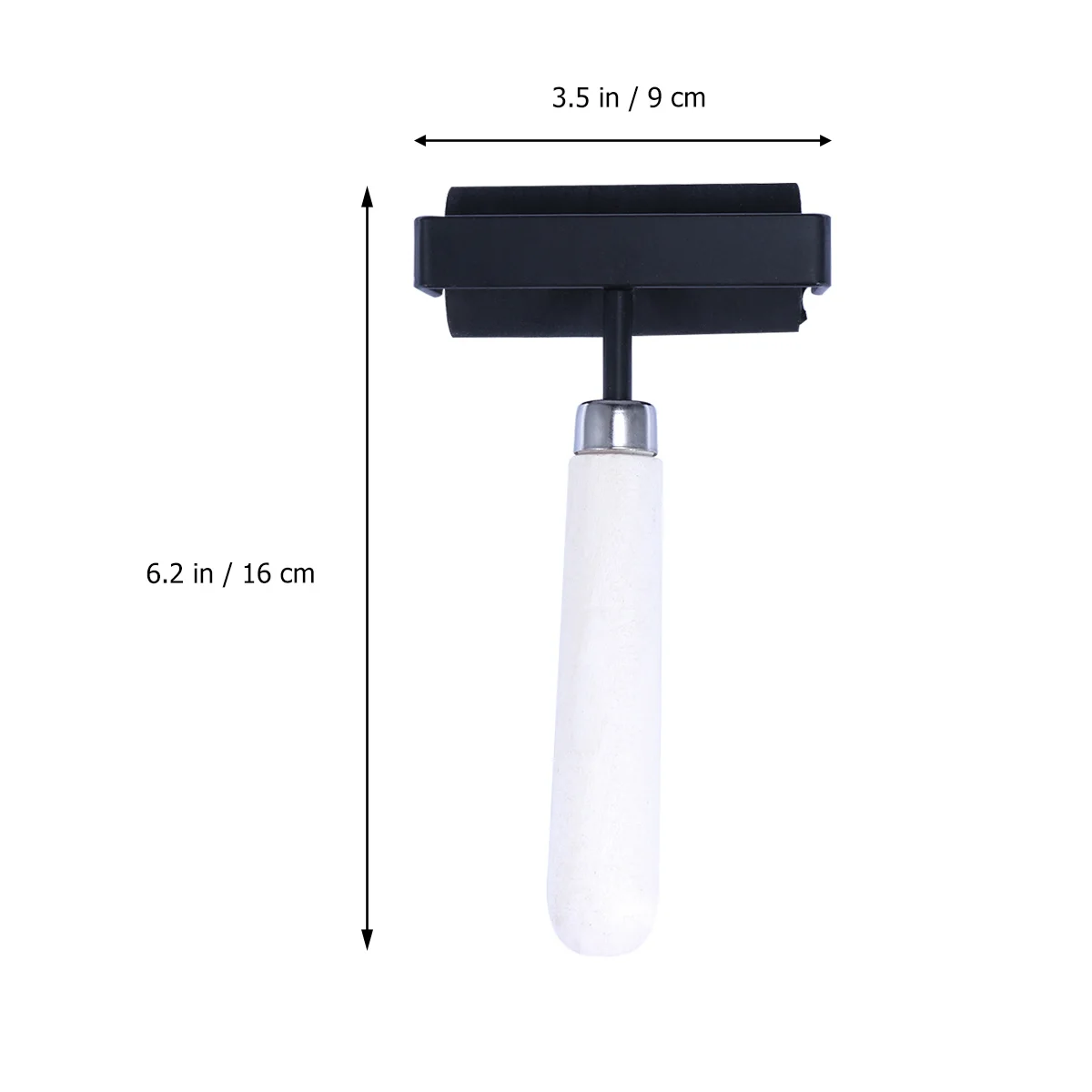 أسطوانة طلاء خشبية مقاس M باللون الأسود الاحترافي أداة طباعة لختم اللوحة #6