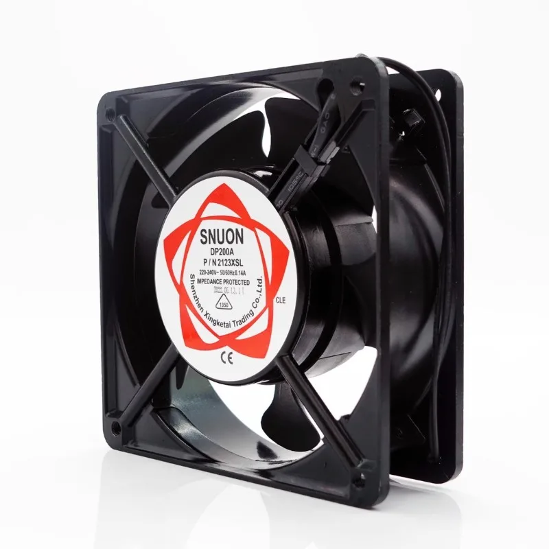 New Cooler Fan for SUNON DP200A P/N2123XSL XBL HSL HBL 12CM 220V AC Cooling Fan 12038 120*120*38MM