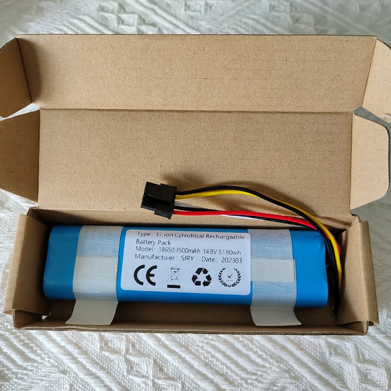 14.4V 3500mAh Battery Pack For CECOTEC CONGA 3090 3091 3092 1690 1890 2090 2290 Robot Vacuum Cleaner Accessories